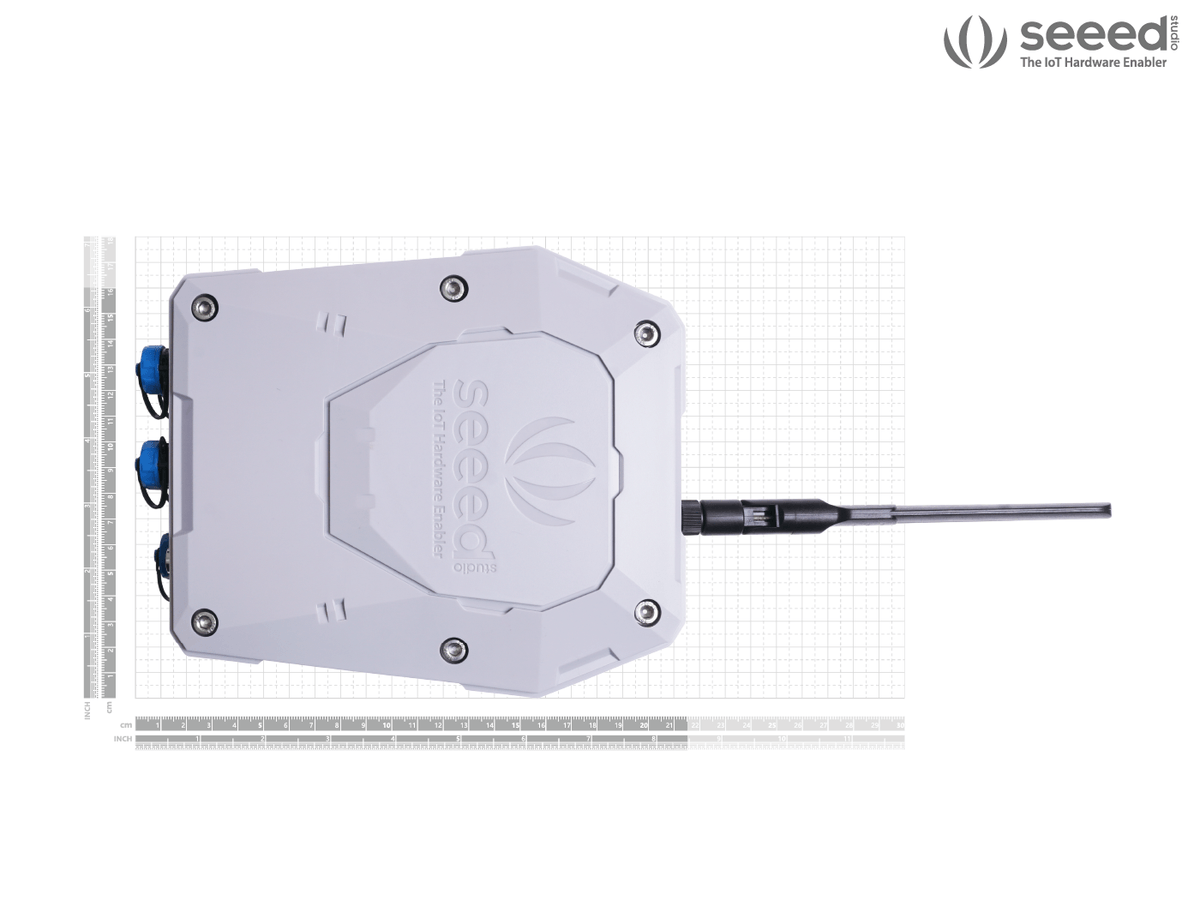 SenseCAP Sensor Hub 4G多通道数据采集器 尺寸图